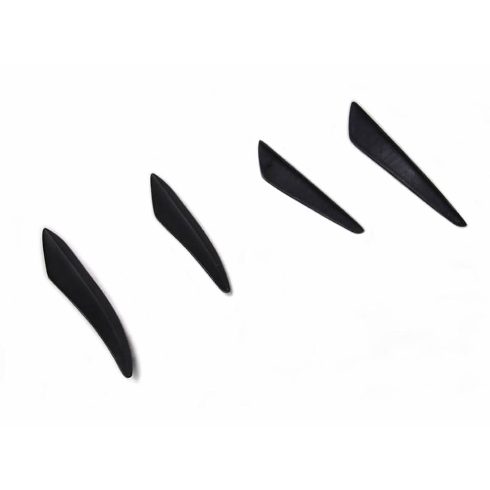 Carbon Fiber Front Lip Fin Trims – BMW 2 Series F22 M Sport / M235i (2014-2016) – Gloss Carbon Aero Fins