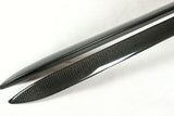 Audi A5 8T 4-Door Sedan Carbon Fiber Side Skirt Extensions 2010 - 2011