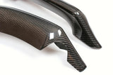 Audi A4 B8 Carbon Fiber Gloss Black Front Bumper Splitter 2012 - 2016