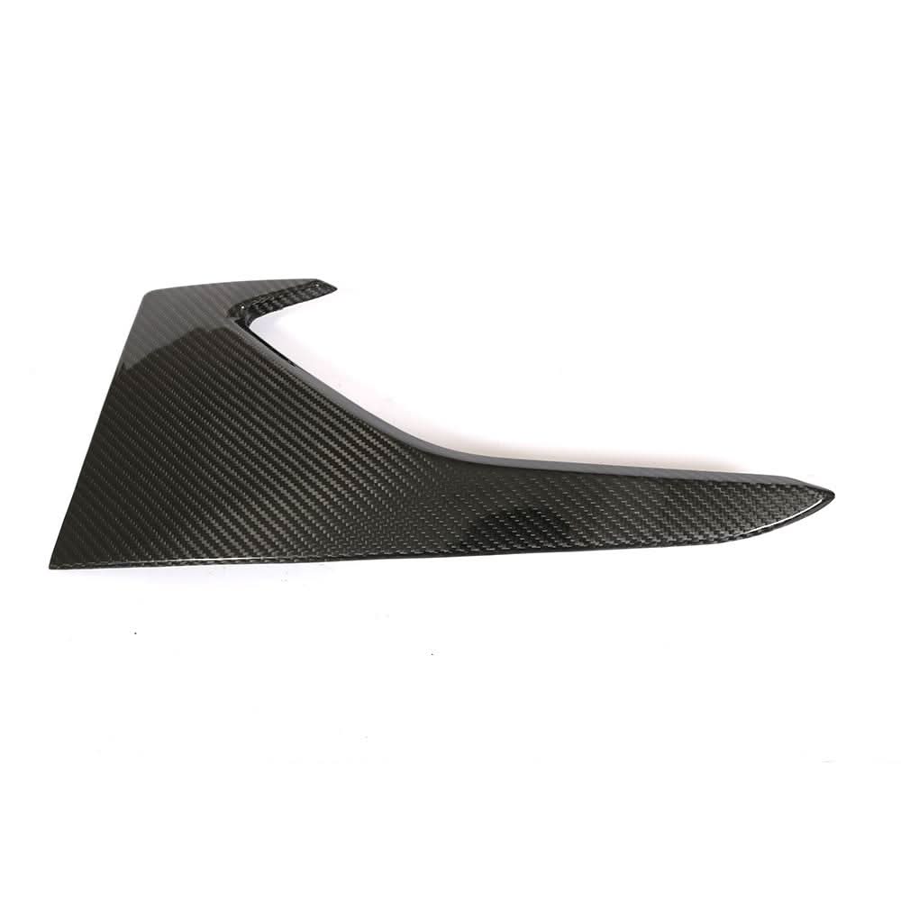 Dry Carbon Fiber Front Bumper Vent Trim Covers – BMW M2 F87 (2016-2019) – Gloss Carbon Accent Set
