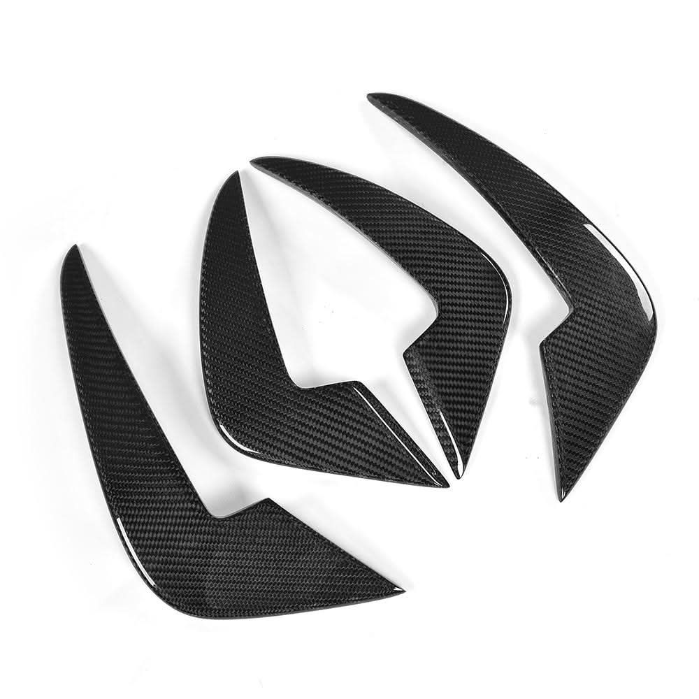 Carbon Fiber Front Bumper Fins – BMW M2 F87 & M2 Competition (2016-2020) – Gloss Carbon Aero Accents