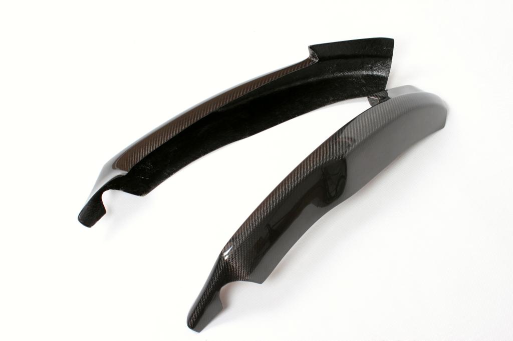 Audi A4 B8 Carbon Fiber Gloss Black Front Bumper Splitter 2012 - 2016