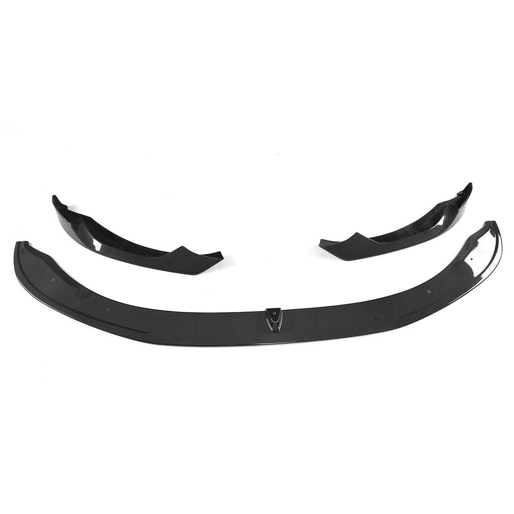 Carbon Fiber Front Lip Splitter (3-Piece Set) for BMW F80 M3 & F82/F83 M4 (2014-2018)