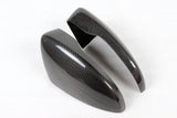 VW Scirocco Carbon Fiber Mirror Covers – Gloss Black Caps (2013–2016)
