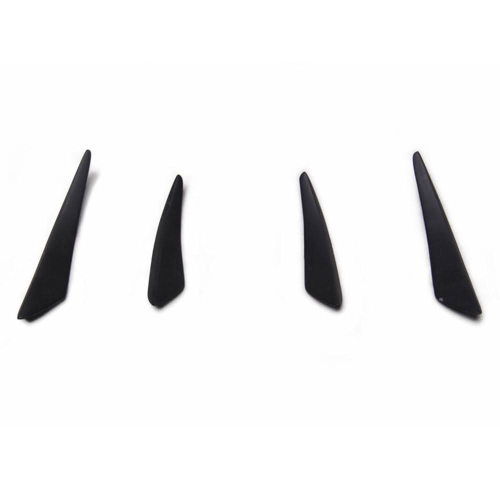 Carbon Fiber Front Lip Fin Trims – BMW 2 Series F22 M Sport / M235i (2014-2016) – Gloss Carbon Aero Fins