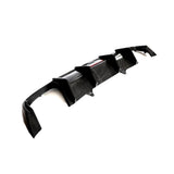 Audi A4 B9 Sedan Carbon Fiber Gloss Black Rear Bumper Diffuser 2018 - 2019