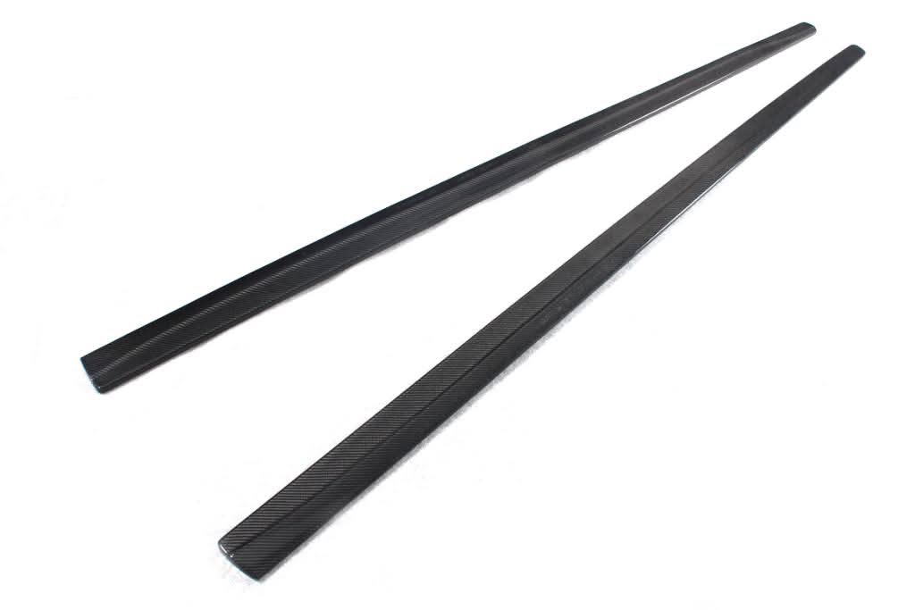 Carbon Fiber Side Skirt Extensions – BMW 4 Series F32 F33 F36 M Sport (2014-2018) – Gloss Carbon Aero Upgrade