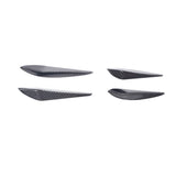 Dry Carbon Fiber Front Bumper Canards (3-Piece Set) – BMW G80 M3 & G82 G83 M4 Competition (2021–Present)