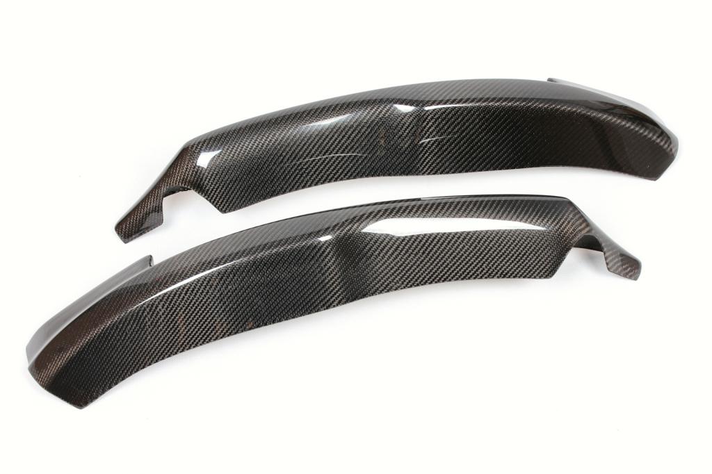 Audi A4 B8 Carbon Fiber Gloss Black Front Bumper Splitter 2012 - 2016