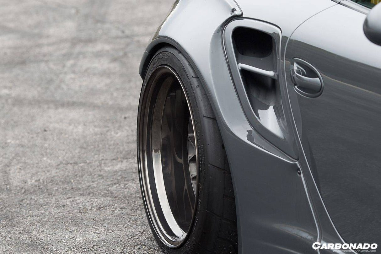 2009-2012 Porsche 911 997.2 Turbo    S DE Style Wide Body Fender Flare