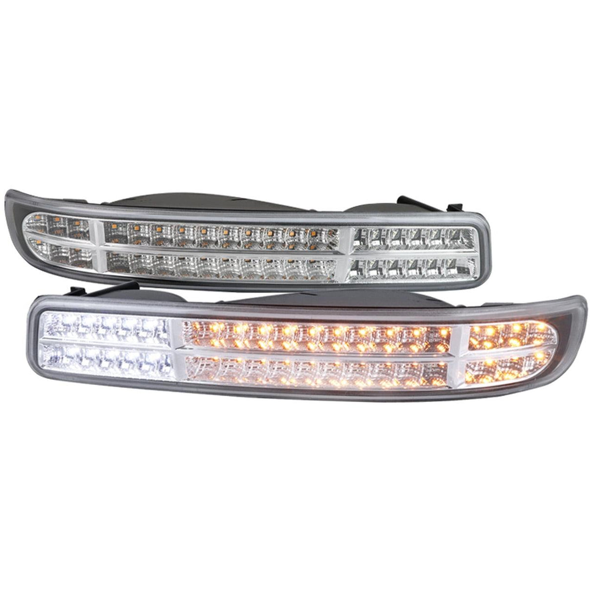 Spec-D Bumper Lights GMC Sierra (99-06) Yukon (00-06) LED Sequential Turn Signal