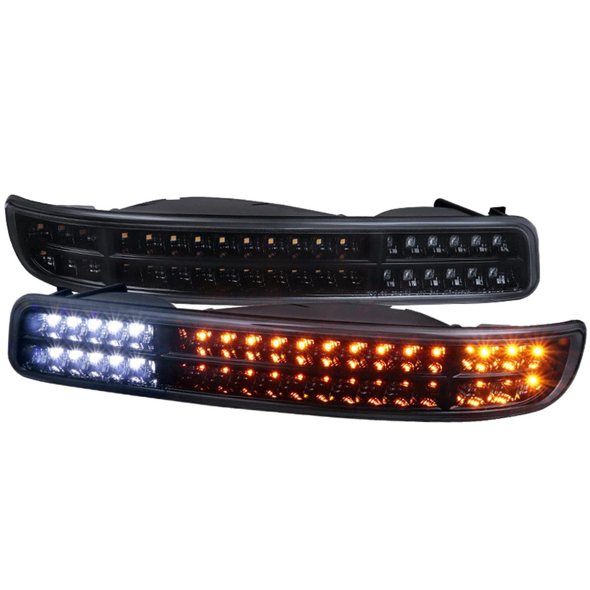 Spec-D Bumper Lights GMC Sierra (99-06) Yukon (00-06) LED Sequential Turn Signal
