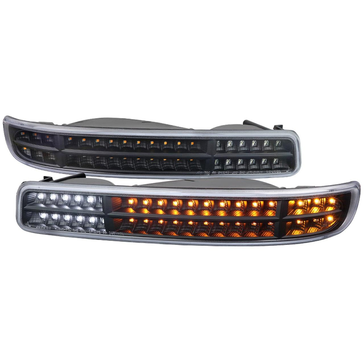 Spec-D Bumper Lights GMC Sierra (99-06) Yukon (00-06) LED Sequential Turn Signal
