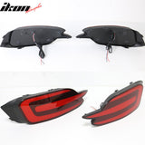 2016-2018 Honda Civic 10th 4Dr Red LED Light Rear Bumper Lamp