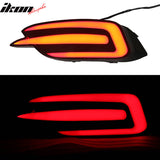 2016-2018 Honda Civic 10th 4Dr Red LED Light Rear Bumper Lamp