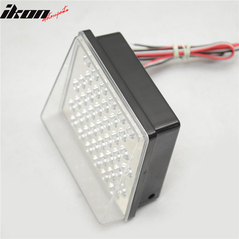 Universa Square Red LED Rear Tail Third 3RD Brake Lights