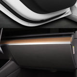 Leather Anti-kick Mat Sticker Interior Anti-Dirt Protector for Tesla Model 3 (4PCS)