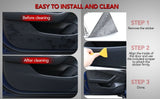 Leather Door Protector Anti-Kick  Mat for Tesla Model Y 2020-2025.03