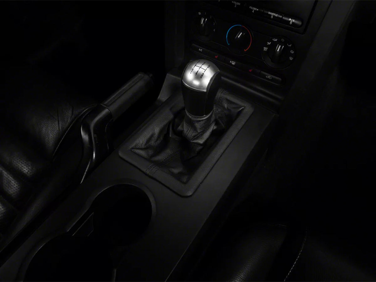 Speedform Modern Billet 2010 Style Shift Knob; Satin (05-10 Mustang Gt, V6)