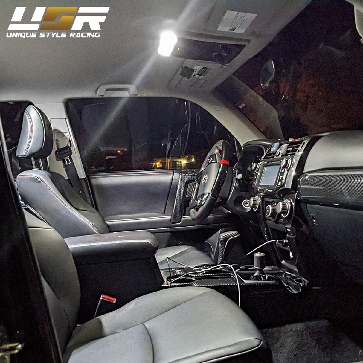 Led Interior Light - Uni A X1 + R04 X6 + R31 X2 = 9pcs - Red For 2010-2021 Toyota 4runner