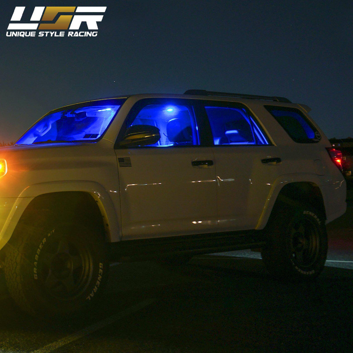 Led Interior Light - Uni A X1 + R04 X6 + R31 X2 = 9pcs - Red For 2010-2021 Toyota 4runner