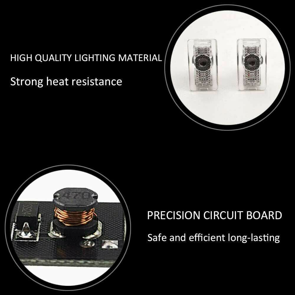 LED Logo Tesla Puddle Lights for Model 3/Y/S/X | TESERY