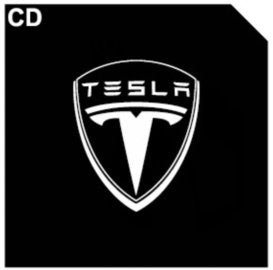 LED Logo Tesla Puddle Lights for Model 3/Y/S/X | TESERY