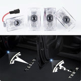 LED Logo Tesla Puddle Lights for Model 3/Y/S/X | TESERY