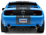 SEC10 Lemans Stripes; Matte Black; 8-Inch (79-23 Mustang)