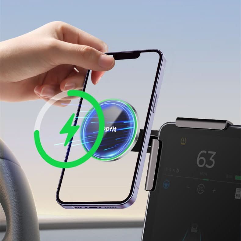 Magnetic Wireless Charging Phone Holder For Model 3 Highland/Y | TESERY