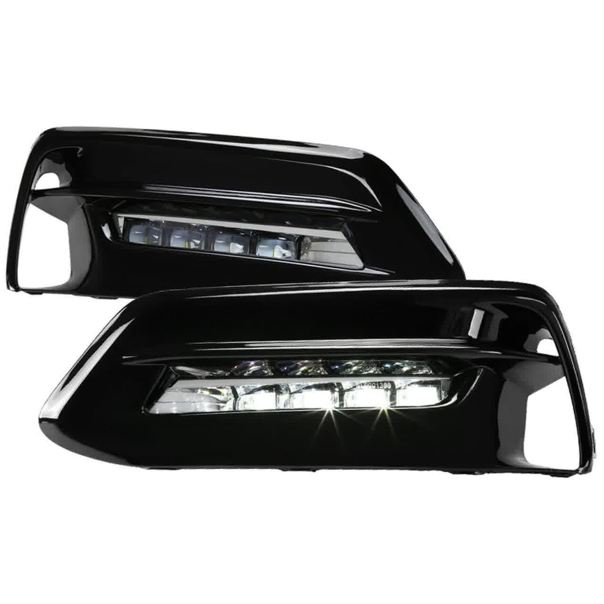 Spec-D LED Fog Lights Kit Honda Accord Sedan (2018-2020) Chrome Housing / Clear Lens