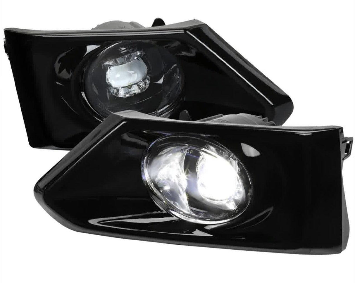 Spec-D Fog Lights Nissan Altima (2019-2021) Chrome Housing - Clear - LED Projector or OEM