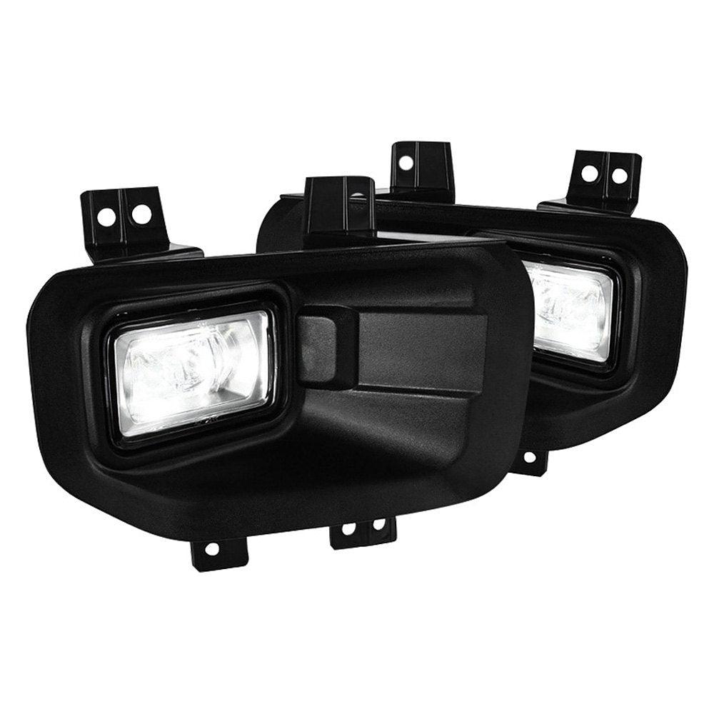 Spec-D Fog Lights Ford F150 (2015-2017) Chrome Housing / Clear Lens - LED or OEM Lights