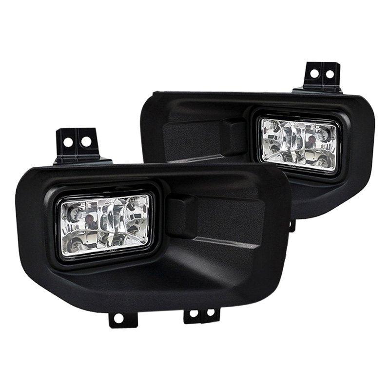 Spec-D Fog Lights Ford F150 (2015-2017) Chrome Housing / Clear Lens - LED or OEM Lights