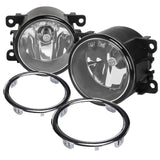 Spec-D Fog Lights Honda Pilot (12-15) [Chrome Housing - Clear Lens] w/ H8 or H11 Bulbs