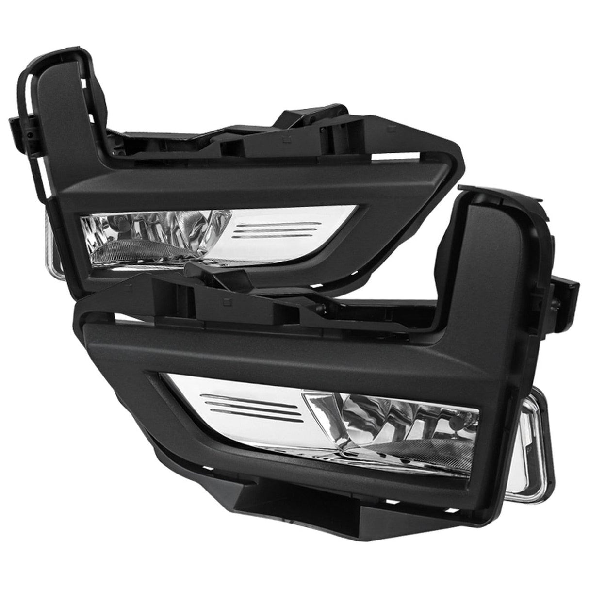 Spec-D OEM Fog Lights Nissan Rogue (2017-2018) Chrome Housing - Clear Lens