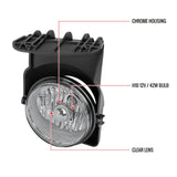 Spec-D OEM Fog Lights GMC Sierra (2003-2006) Chrome Housing - Clear or Smoke Lens