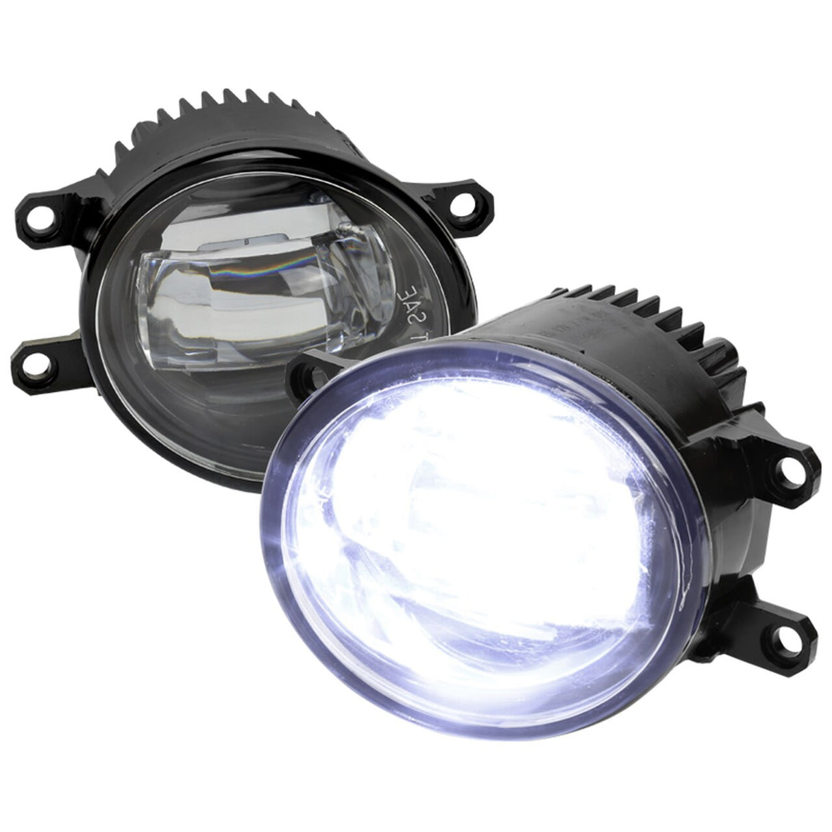 Spec-D LED Fog Lights Toyota Corolla (14-16) Highlander (14-19) RAV4 (16-19) Chrome Housing - Clear