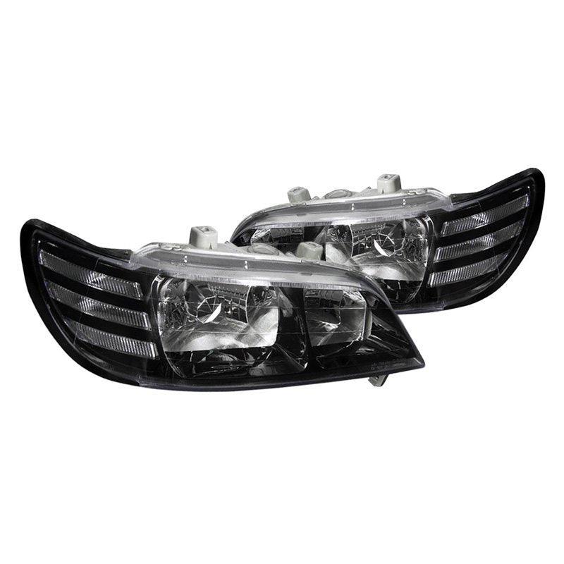 Spec-D OEM Replacement Headlights Acura CL [Black] (97-99) LH-CL97JM-DP