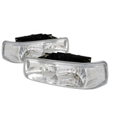 Spec-D OEM Replacement Headlights Chevy Silverado (99-02) [Euro Style] Black or Chrome Housing