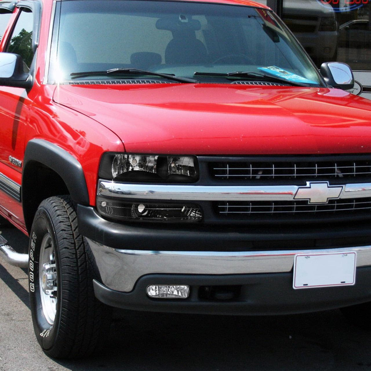Spec-D OEM Replacement Headlights Chevy Silverado (99-02) [Euro Style] Black or Chrome Housing