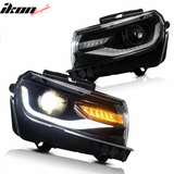 2014-2015 Chevrolet Camaro 6th Gen Style Projector DRL LED Headlights