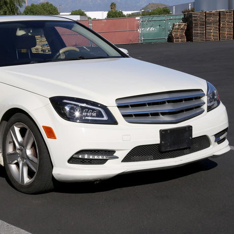 Mercedes C250 C300 C350 W204 Switchback Sequential Full LED Projector Headlights (2008-2014) - K2 Industries