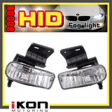 Fits 99-02 Chevyado Clear Lens Fog Light 00-06 Suburban Tahoe+Hid