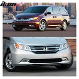 Fits 11-13 Honda Odyssey OE Front Fog Light Fog Lamp Clear Lens Pair
