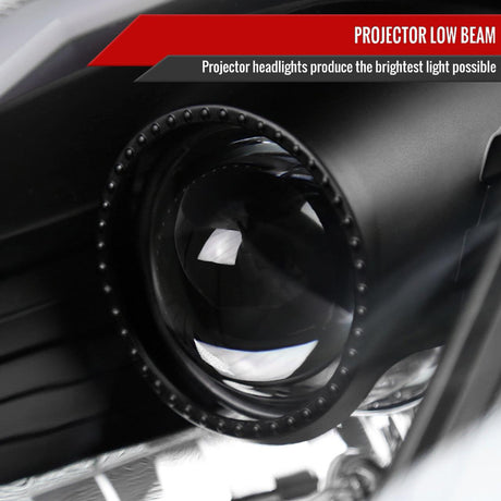 Nissan 350Z Switchback Sequential Animated LED Bar HID Projector Headlights (2003-2009) - K2 Industries