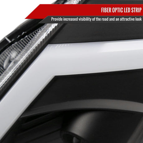 Nissan 350Z Switchback Sequential Animated LED Bar HID Projector Headlights (2003-2009) - K2 Industries