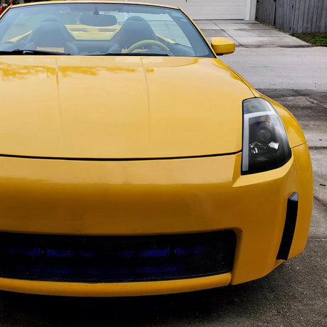 Nissan 350Z Switchback Sequential Animated LED Bar HID Projector Headlights (2003-2009) - K2 Industries