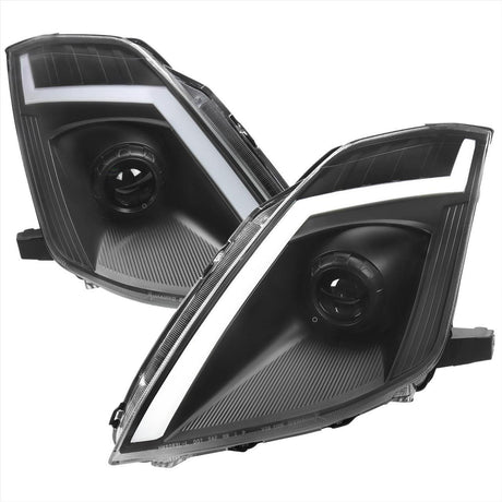 Nissan 350Z Switchback Sequential Animated LED Bar HID Projector Headlights (2003-2009) - K2 Industries