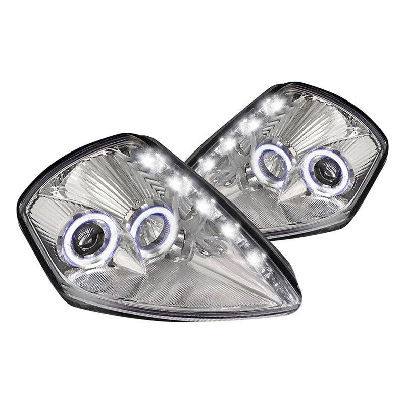 Spec-D Projector Headlights Mitsubishi Eclipse (2000-2005) LED Halo Black or Chrome